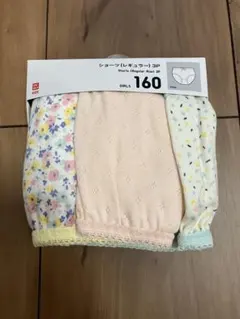 新品◆ユニクロ ショーツ　3枚セット　160