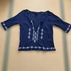Ocean Pacific ネイビー刺繍チュニックのサムネイル
