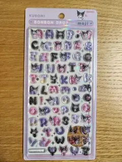 KUROMI ボンボンドロップ文字シール