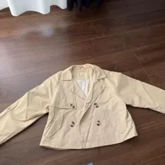 ZARA ショートトレンチコート ベージュ 130cm