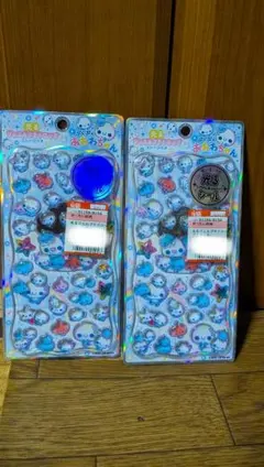 光るプチドロップステッカー ぷくぷくあわわちゃん