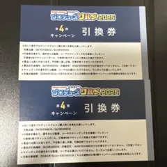 横浜DeNAベイスターズプロデュースグルメ2025 第4弾引換券　2枚セット