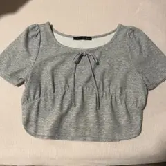 Heather 半袖 トップス グレーのサムネイル