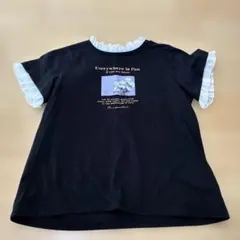 JENNI love フリル Tシャツ ブラックのサムネイル