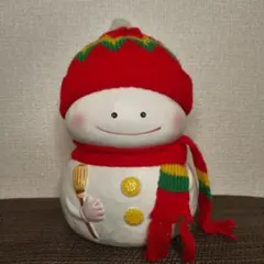 新品 80年代 ビンテージ 韓国製 シナダ 雪だるまちゃん ぬいぐるみ