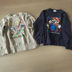 SUPER MARIO トレーナー 2枚セット　マリオ