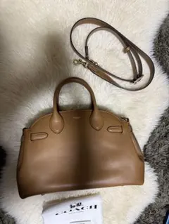 【新品未使用】COACH エンパイア キャリーオール 28 ハニーブラウン