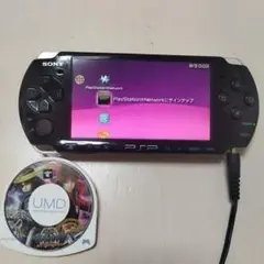 SONY PSP3000 本体 ブラック UMDディスク付き(戦国BASARA)