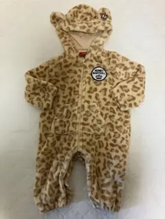 baby doll着ぐるみロンパース　ヒョウ柄70cm