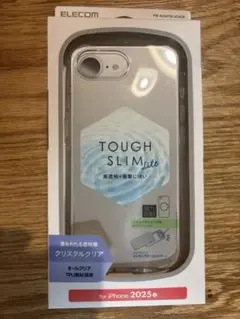 iPhone16e ソフトケース カバー タフソフト　衝撃吸収 クリスタルクリア