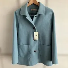 新品タグ付き CROCODILE 水色 ジャケット Mサイズ