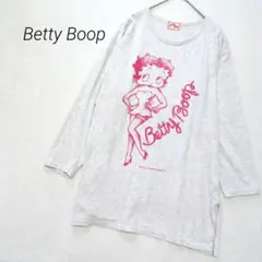 ベティ・ブープ レディーストップス カットソー 長袖 ロング ビッグプリントのサムネイル