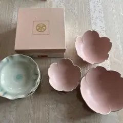 たち吉　和食器　小鉢　3枚さくら　5枚フリル淡青