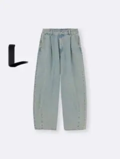 GU バレルレッグジーンズ　girls L