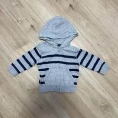 babyGap ジップアップパーカー ボーダー 90cm
