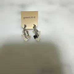 greenLANE ハート型チャーム イヤリング