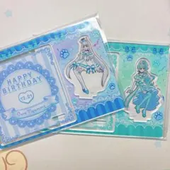 わんだふるぷりきゅあ　バースデーアクリルコースター　ニャミー　リリアン