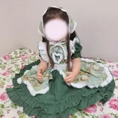 アンティーク風ドレス 約50～55cmのドール用 リボーンドール ビスクドール