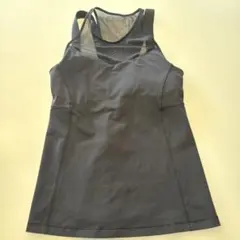 Lululemon メッシュバック タンクトップ 黒