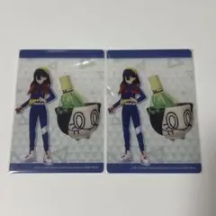 ポケマス ゼイユ まねきねこ コラボ クリアカード 2点