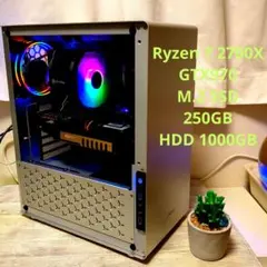 Ryzen7★ネオンLEDゲーミングPC ★カスタマイズ可能！