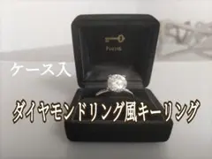 Floyd ダイヤモンドリング風キーリング ロゴ入ケース付き