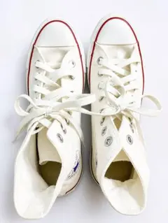 【5/6まで値下げ】CONVERSEオールスター ハイカット白25cm下敷き付き