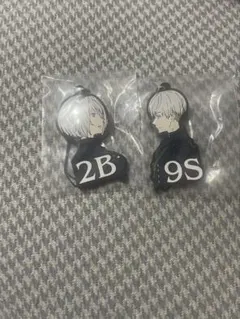 ニーアオートマタ 一番くじ　ラバーストラップ　9S 2K