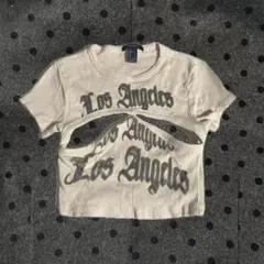 FOREVER 21 Los Angeles クロップド丈 半袖Tシャツのサムネイル