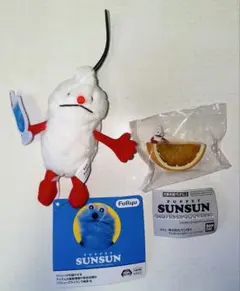 PUPPET SUNSUN クリームソーダマスコットとオレンジノンノン2個セットのサムネイル