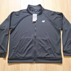 【新品】New Balance ブラック ジャージジャケット レディース 表記L