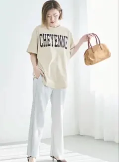 coca ベージュ Tシャツ Mサイズ