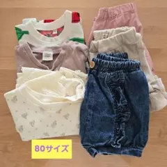 80サイズ　まとめ売り　6点セット　Tシャツ・ショートパンツセット