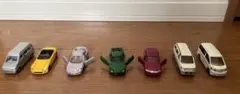 ミニカーセット 6台 ドア開閉機能付き