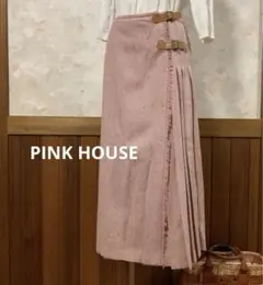 PINK HOUSE プリーツ ロングスカート　ラップスカート♡