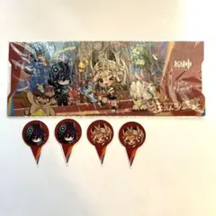 【新品未開封】原神台湾限定肉のはせ川チケット風アイテムカード＋αカチーナオロルン