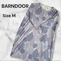 BARNDOOR 北欧風 プリント カットソー チュニックワンピース