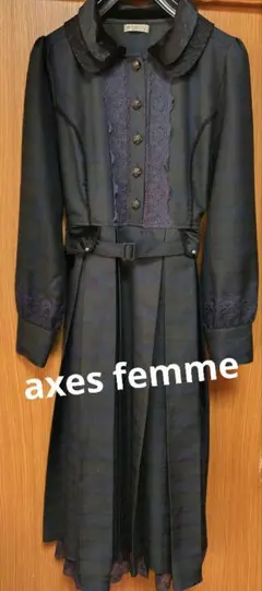 ♥本日限定価格♥axes femmeアクシーズファムロングワンビース