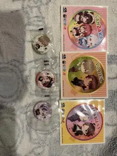 にじさんじ くら寿司ビッくらポン ステッカー&缶バッチ