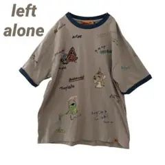 【やや傷や汚れあり】レフトアローン　Lサイズ　メンズ　半袖Tシャツ　マルチカラー