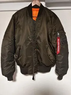 希少　極美品ALPHAアルファ MA-1 FLIGHT JACKET ブラウン