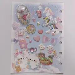 3°○平成レトロ シール帳 おはじきシール*タイルシール*いろいろセット○°