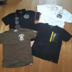 vanson× 武装戦線 半袖ポロシャツ　Tシャツ　 M　4枚 セット