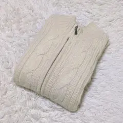 【美品】 ポールスミス シャギー カーディガン カシミヤ グレー　22　モヘア調 美品】 ポールスミス シャギー カーディガン カシミヤ グレー 22 モヘア調