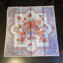 日曜値下げ　Shinawatra 花柄 スカーフ 約90cm x 90cm