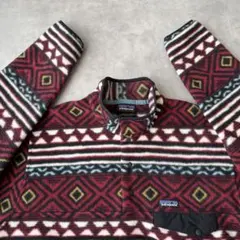 R*s様 パタゴニア シンチラ スナップT フリース プルオーバー L 総柄