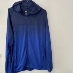 UNIQLO DRY-EX グラデーションブルー XL メンズ