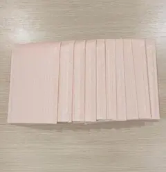 【お値下げ】クッション封筒 ラッピング 淡いピンク 200✕150＋40 10枚