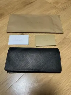 【未使用】バーバリー　長財布　激レア　ホースロゴ　サークルロゴ　ヴィンテージ 未使用】バーバリー 長財布 激レア ホースロゴ サークルロゴ