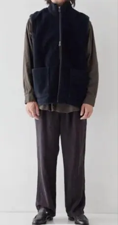 コットンラミーキルティングリバーシブルベスト nest Robe - メルカリ